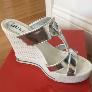 White Guess Wedges